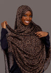 Printed Chiffon Hijab – Leopard Print Noor - Hals and Sals