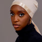 Non - Slip Cotton Hijab under Cap - Beige - Hals and Sals