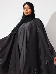 Midnight Black Abaya - Hals and Sals