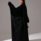 Eternal Onyx Black Abaya - Hals and Sals