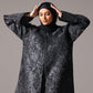 Midnight Black metallic Abaya - Hals and Sals