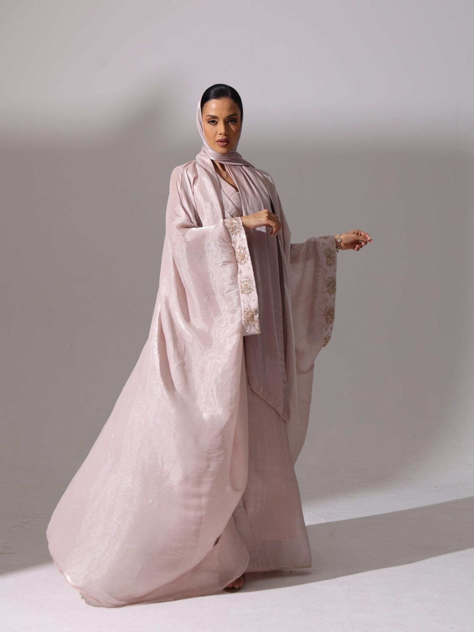 Champagne Rose Abaya - Hals and Sals