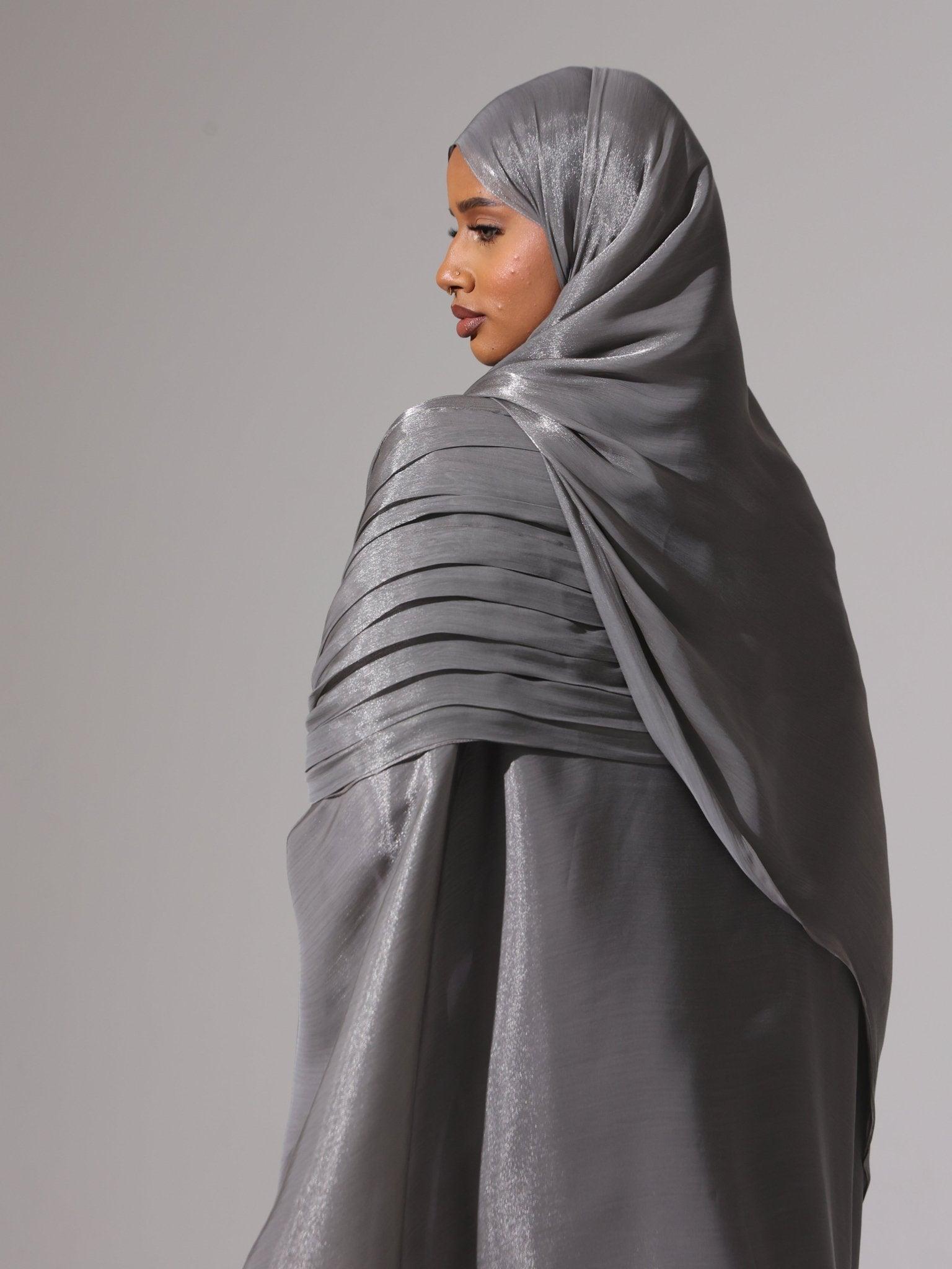 Charcoal Grace Abaya set - Hals and Sals