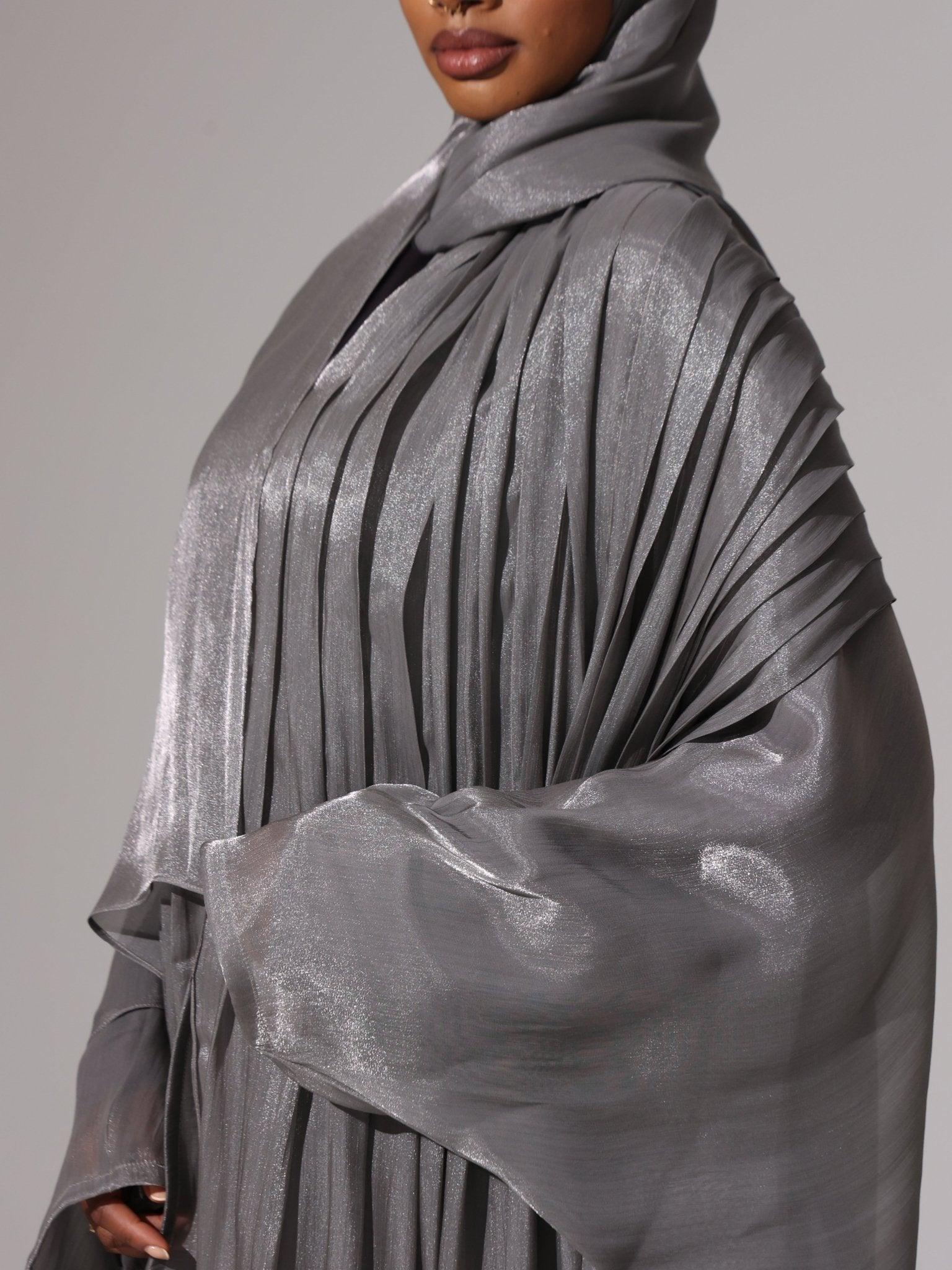 Charcoal Grace Abaya set - Hals and Sals