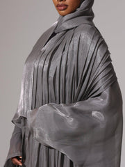 Charcoal Grace Abaya set - Hals and Sals