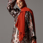Burnished Copper metallic Abaya - Hals and Sals