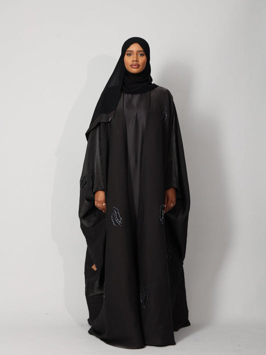 Midnight Black Abaya - Hals and Sals