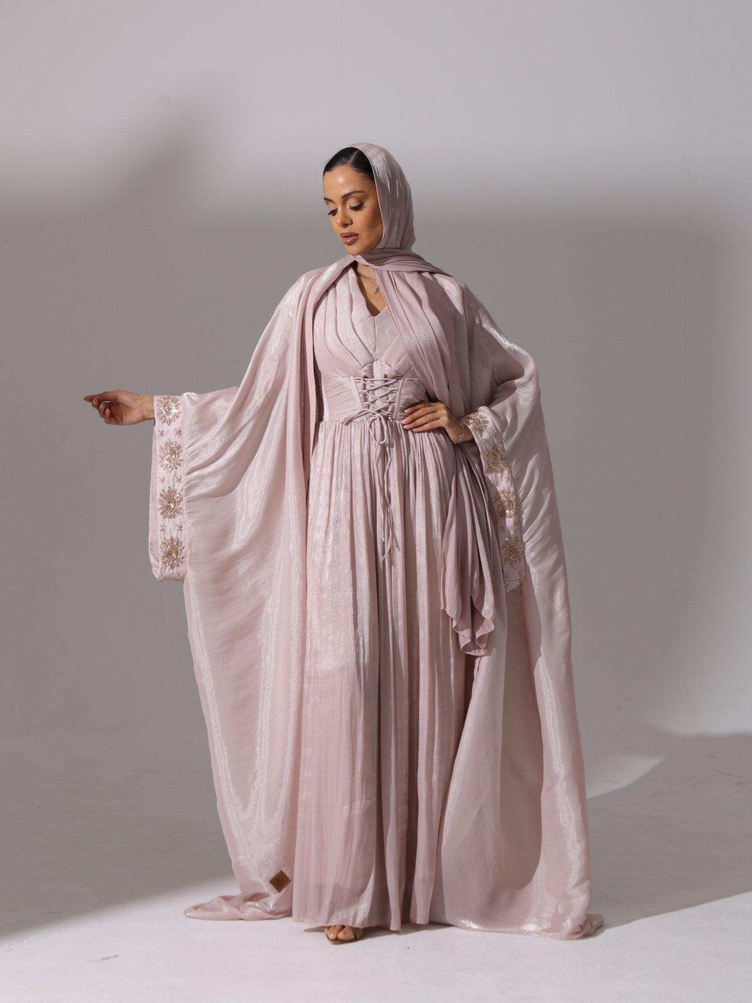Champagne Rose Abaya - Hals and Sals
