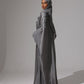 Charcoal Grace Abaya set - Hals and Sals