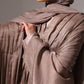 Elegant Mocha Abaya set - Hals and Sals