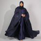 Navy Twilight Abaya - Hals and Sals