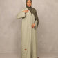 Serene Sage Abaya - Hals and Sals