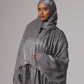 Charcoal Grace Abaya set - Hals and Sals