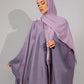 Lilac purple Serenity Abaya - Hals and Sals