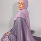 Lilac purple Serenity Abaya - Hals and Sals