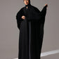 Eternal Onyx Black Abaya - Hals and Sals