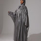 Charcoal Grace Abaya set - Hals and Sals