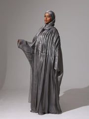 Charcoal Grace Abaya set - Hals and Sals