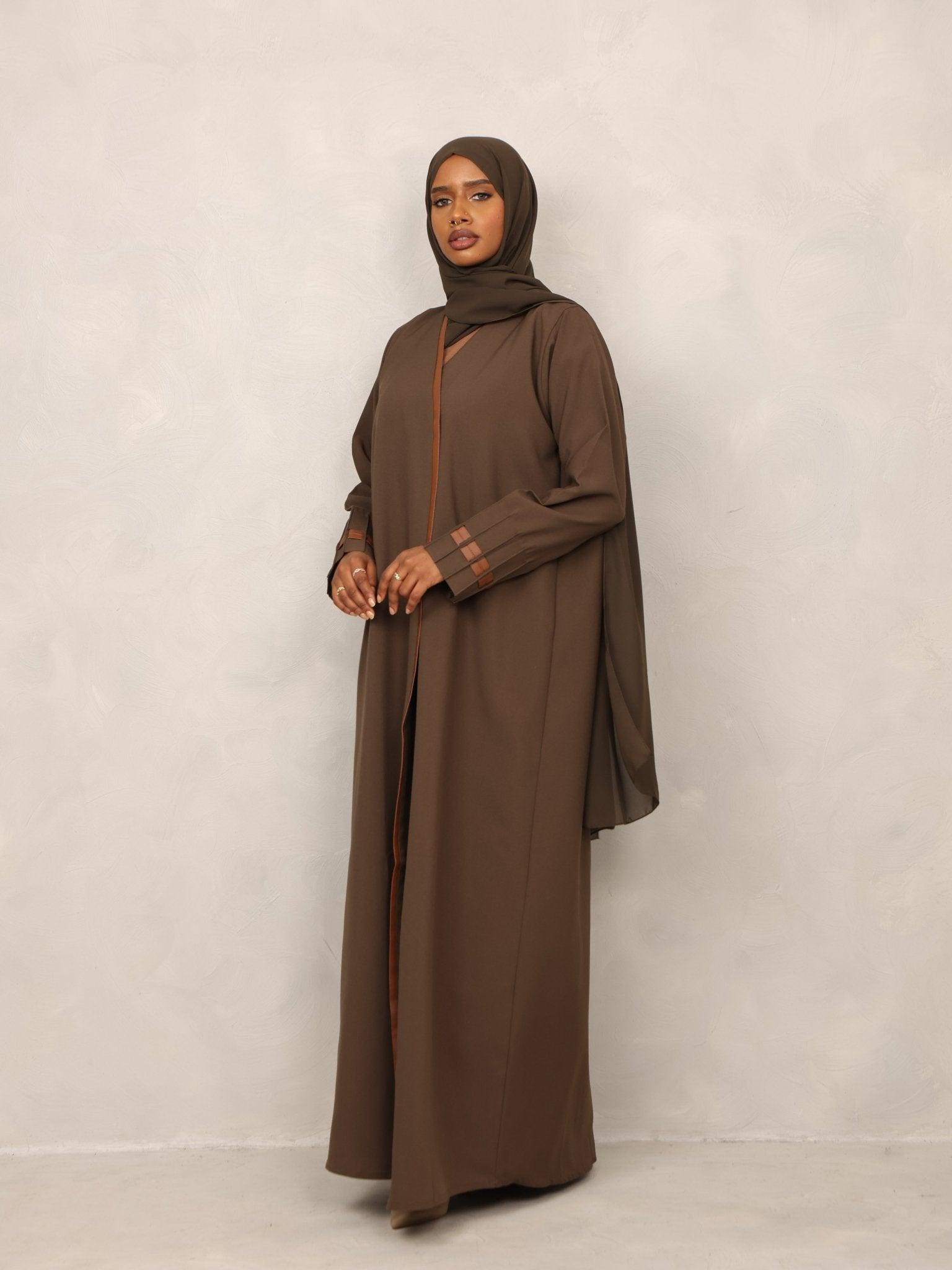 Moss Olive Grace Abaya - Hals and Sals