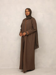 Moss Olive Grace Abaya - Hals and Sals