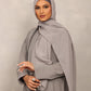 Ash Gray Abaya - Hals and Sals