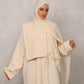 Cream Harmony Abaya - Hals and Sals
