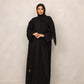 Noir Blossom Abaya - Hals and Sals