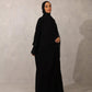 Classic Ebony Abaya - Hals and Sals