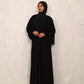 Noir Elegance Abaya - Hals and Sals