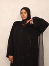 Midnight Bloom Abaya set - Hals and Sals
