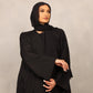Noir Blossom Abaya - Hals and Sals
