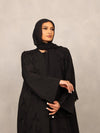 Noir Blossom Abaya - Hals and Sals