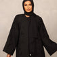 Noir Blossom Abaya - Hals and Sals