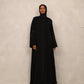 Midnight Bloom Abaya set - Hals and Sals
