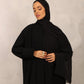 Classic Ebony Abaya - Hals and Sals