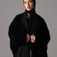 Eternal Onyx Black Abaya - Hals and Sals