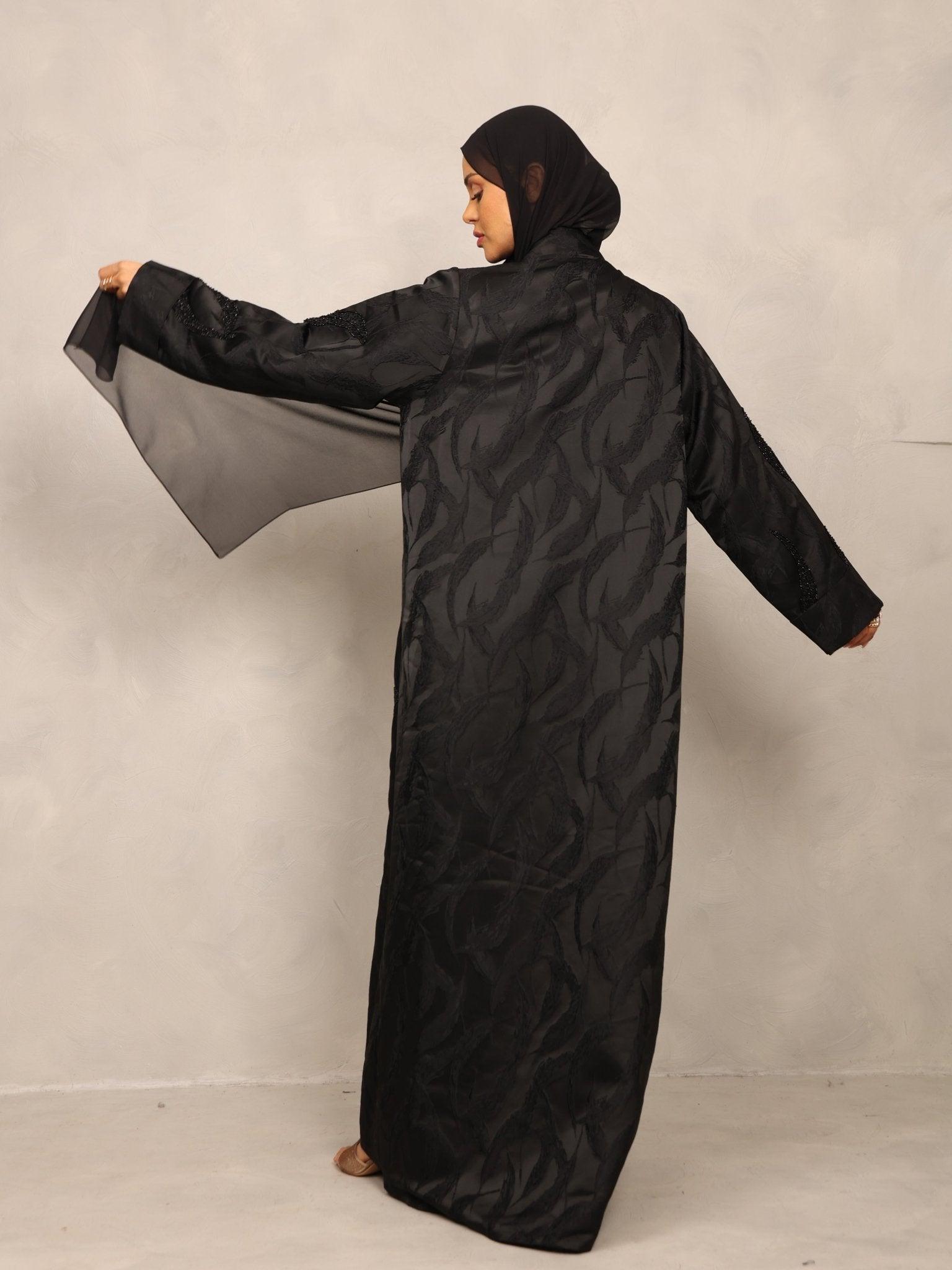 Midnight Feather Abaya - Hals and Sals