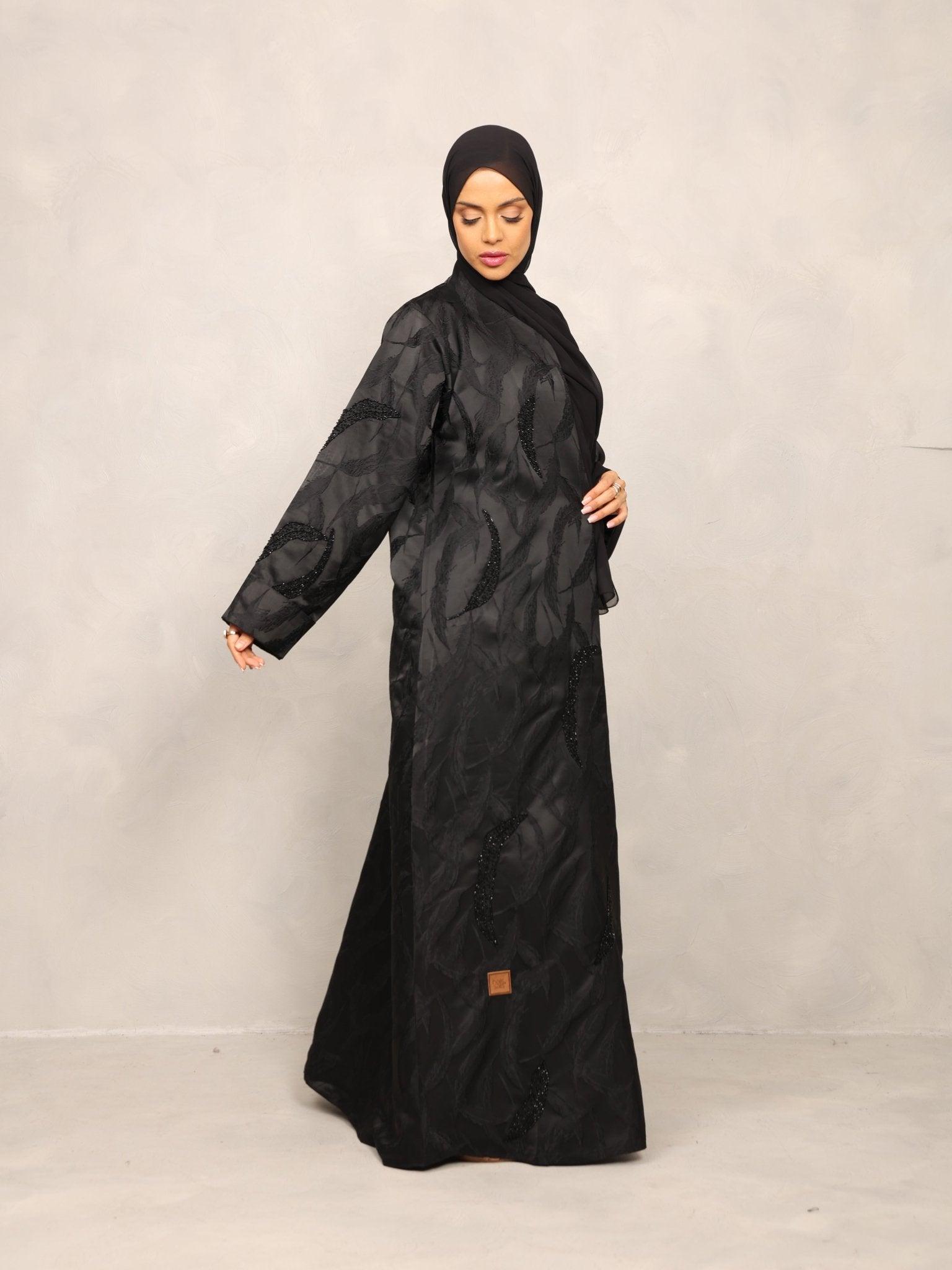 Midnight Feather Abaya - Hals and Sals