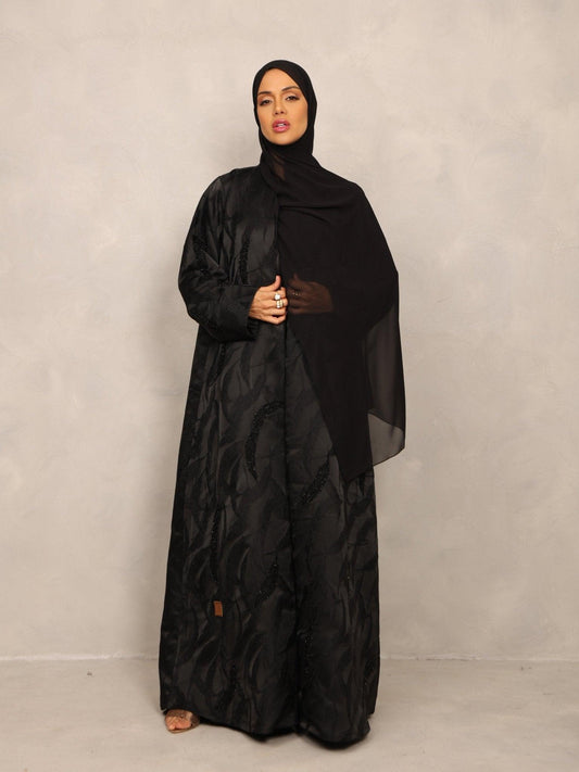 Midnight Feather Abaya - Hals and Sals