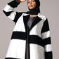 Monochrome Luxe Abaya - Hals and Sals