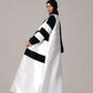 Monochrome Luxe Abaya - Hals and Sals