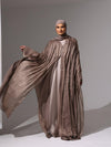Elegant Mocha Abaya set - Hals and Sals