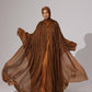 Golden Chestnut Abaya - Hals and Sals