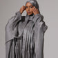 Charcoal Grace Abaya set - Hals and Sals