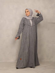 Slate Grey Abaya set - Hals and Sals