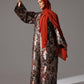 Burnished Copper metallic Abaya - Hals and Sals