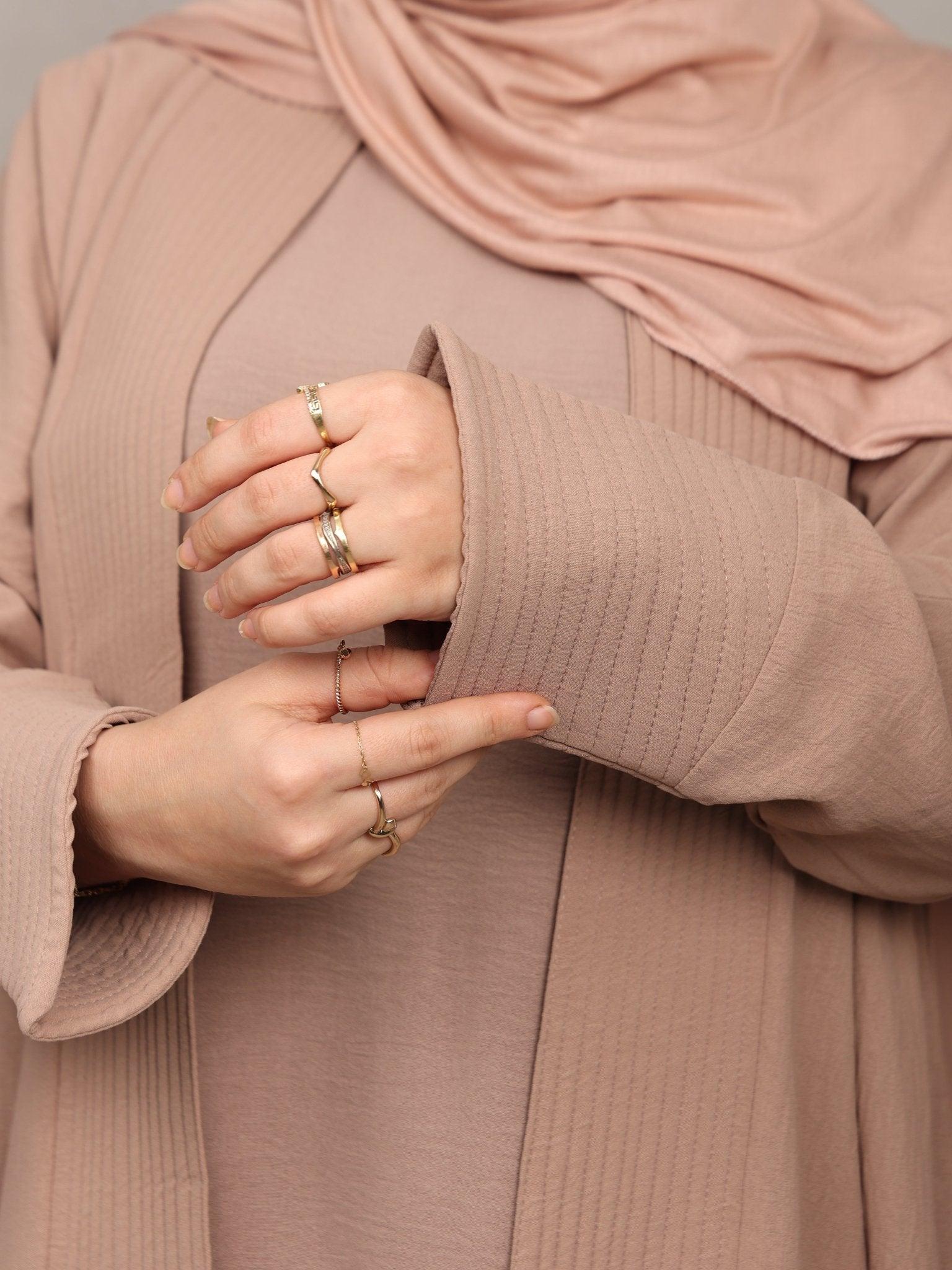 Blush Beige Abaya - Hals and Sals