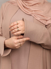 Blush Beige Abaya - Hals and Sals