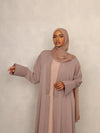 Serenity Mauve Abaya - Hals and Sals