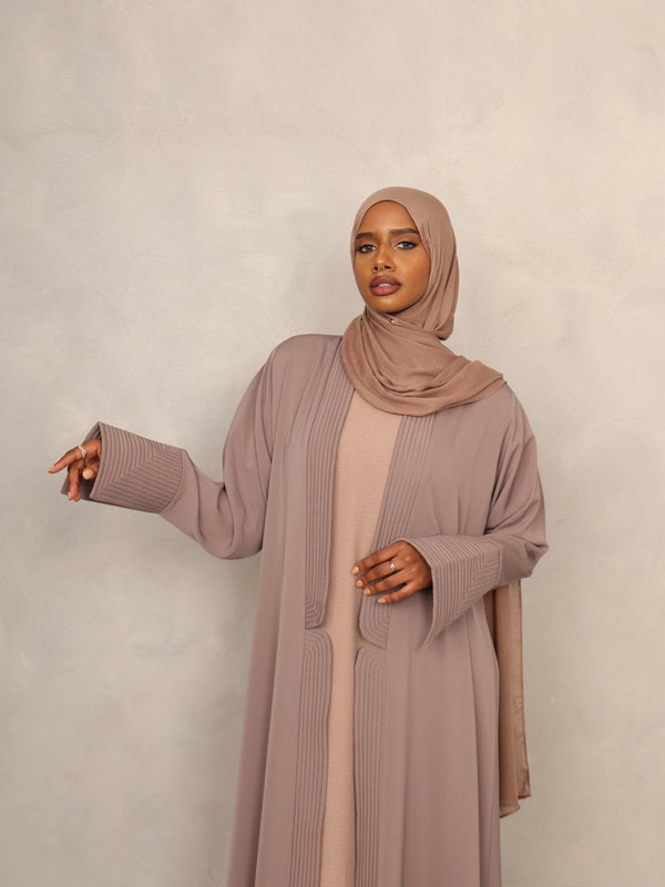 Serenity Mauve Abaya - Hals and Sals